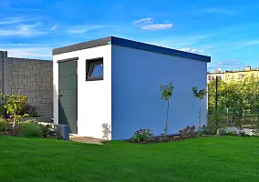 Zahradní domek OIKA® s dveřmi Hormann a oknem