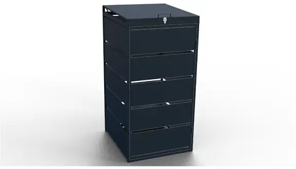 OIKA® Box na popelnice 120l - 1 box
