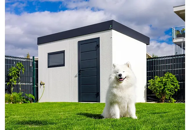 OIKA® Zahradní domek s dveřmi Hörmann a oknem