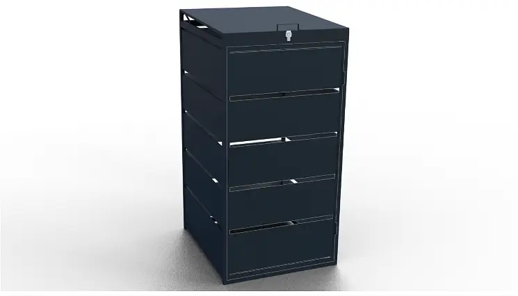 OIKA® Box na popelnice 120l - 1 box