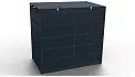 OIKA® Box na popelnice 240l - 2 box