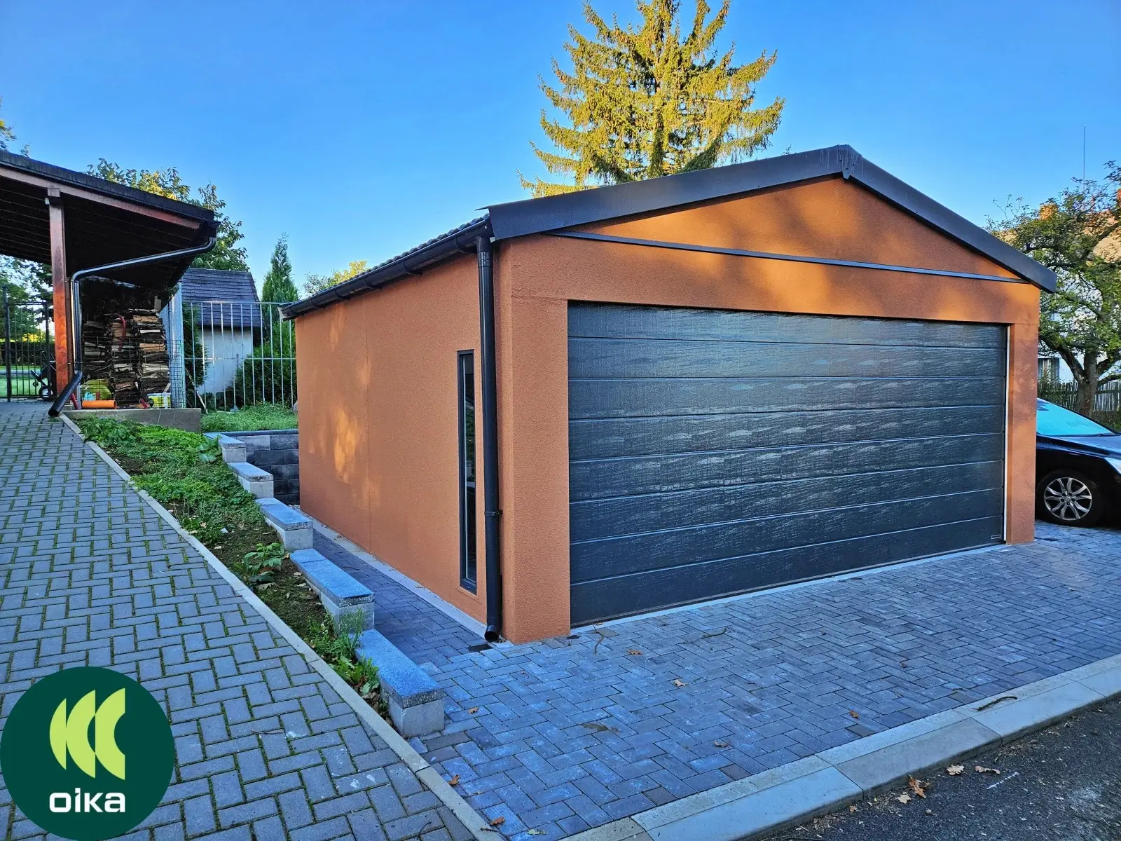 Moderní dvougaráž 5,8 x 6 m