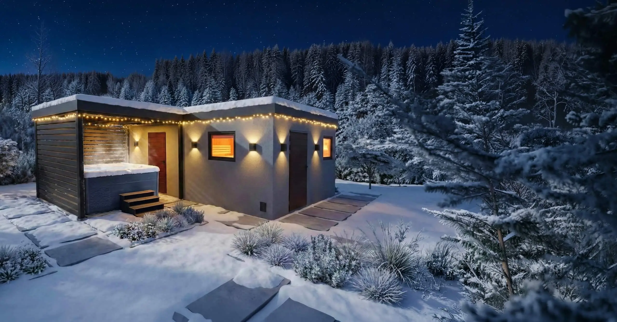 Domek pro saunu