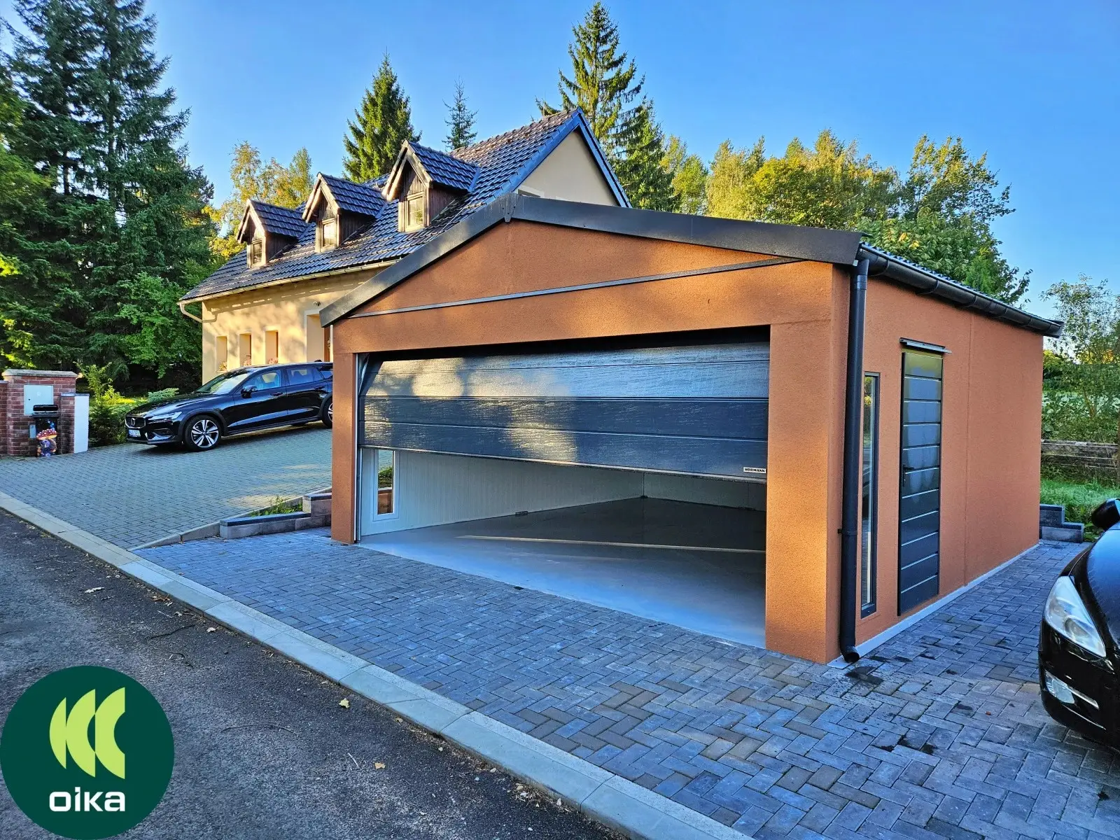 Moderní dvougaráž 5,8 x 6 m